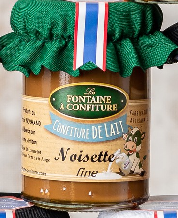 Confiture de lait noisette fine