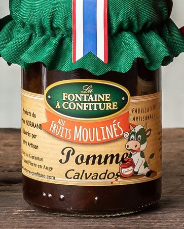 Confitures moulinées pomme calvados