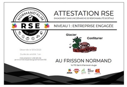 Label RSE pour La Fontaine à Confiture
