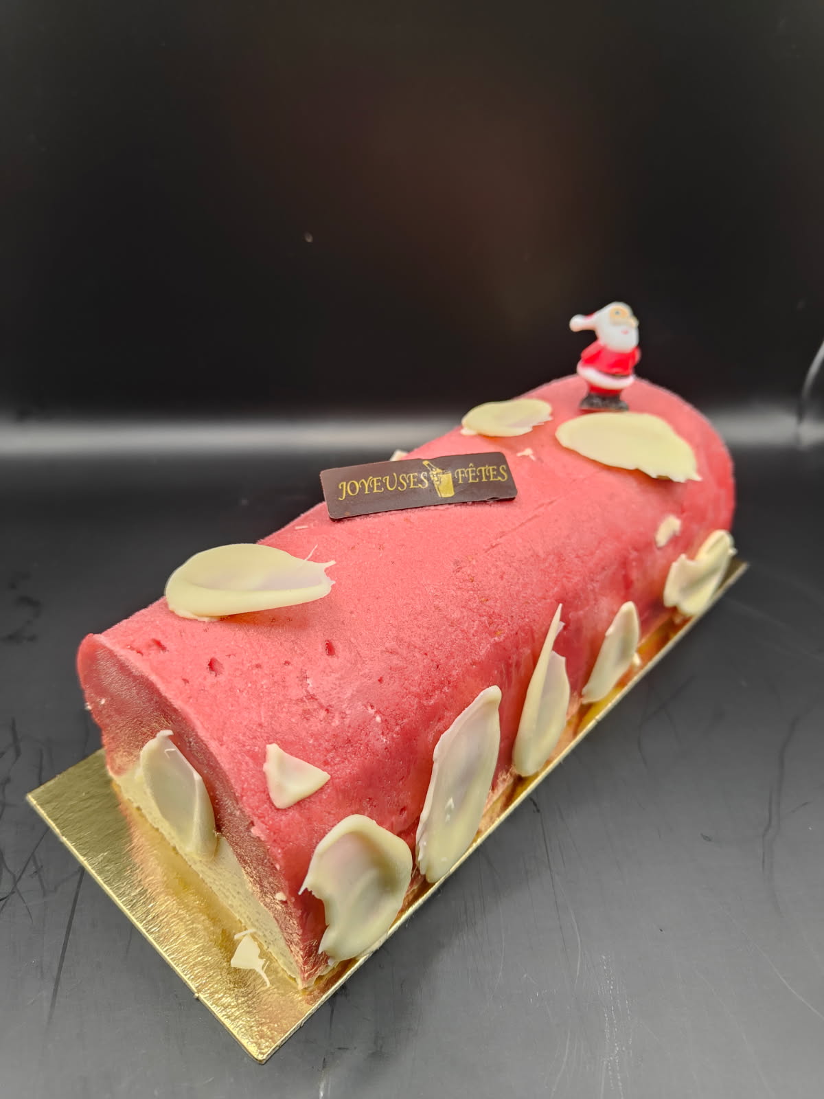 Buche 4 Bûche rose de Noël